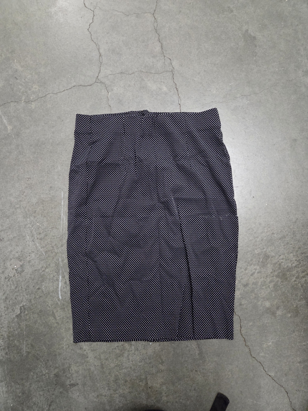 Lane Bryant Black and White Polka Dot Pencil Skirt